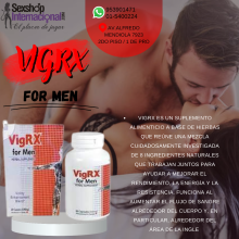 Suplemento de hierbas Vigrx para hombres 60 capsulas